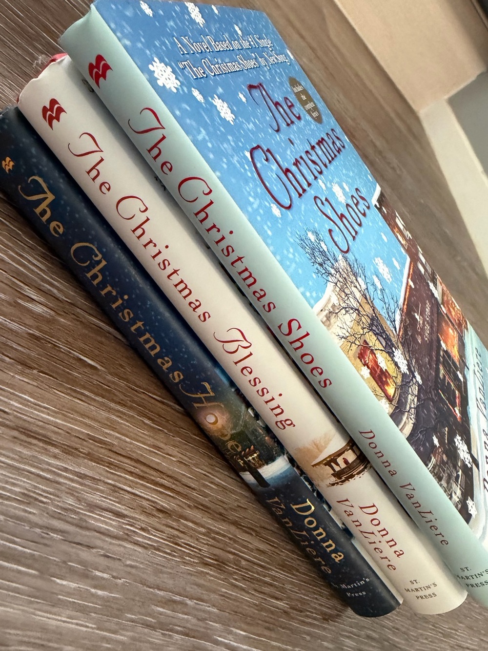Donna VanLiere Christmas Hope Trilogy Hardcover Book Set 1-3
